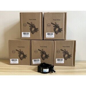 Black Stage Light Truss Clamps, 50PCS, Heavy Duty 220lb, 48-52mm, TUV Certified